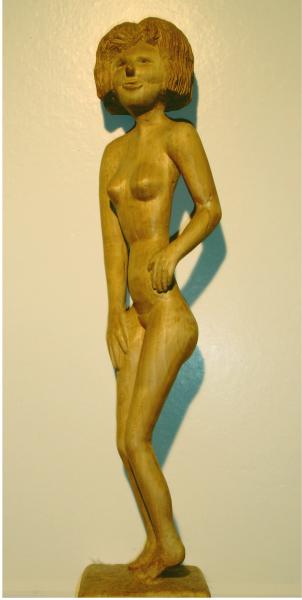 Femme sculpture finie en 2005 apr�s ?????de ????et de patience