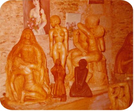 Quelques unes des sculptures de celui qui m'a donner l'envie d'en faire.